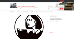 Desktop Screenshot of newlondonpubliclibrary.org